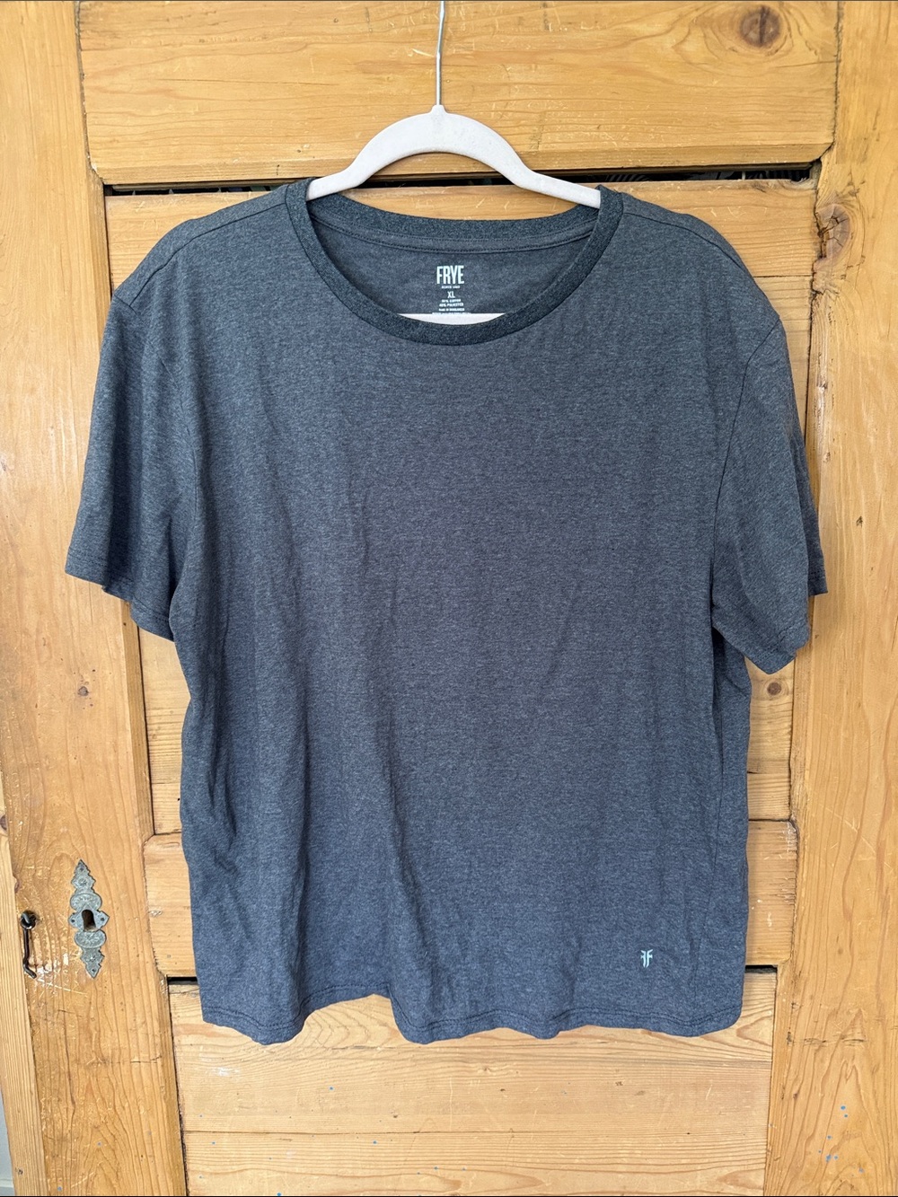 FRYE Men's Dark Charcoal Crew Neck Tee XL